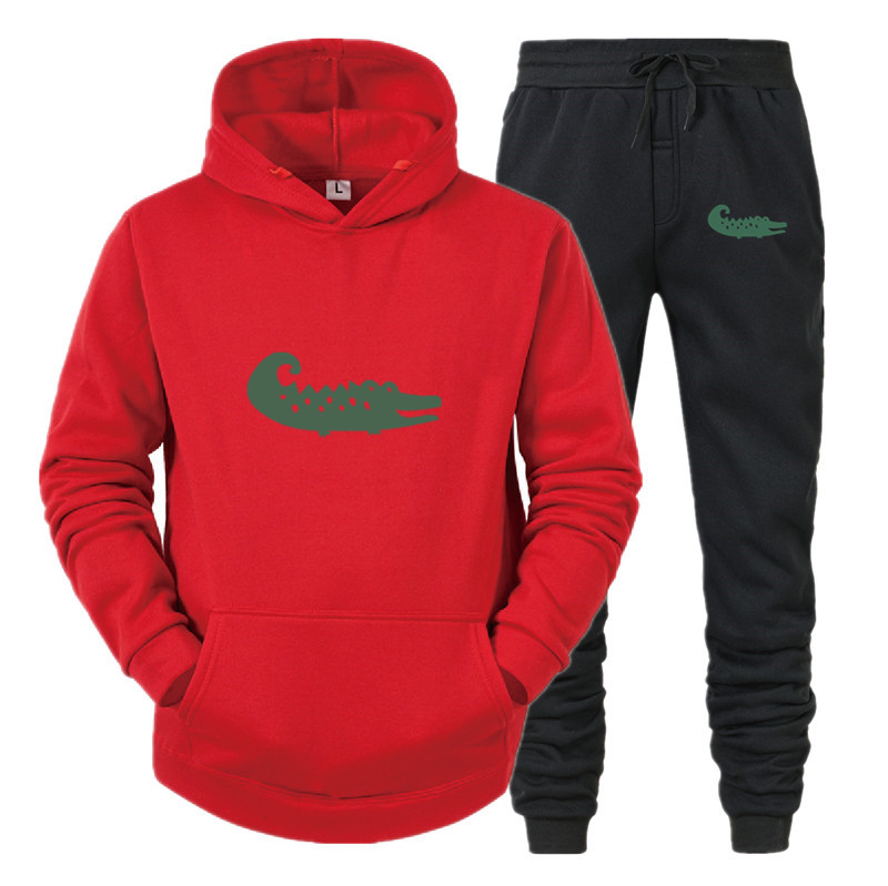 Survêtement de créateur Pull de sport décontracté Pull deux pièces Ensemble luxueux Lettre de poisson Logo Pulls en polaire pour hommes Ensembles