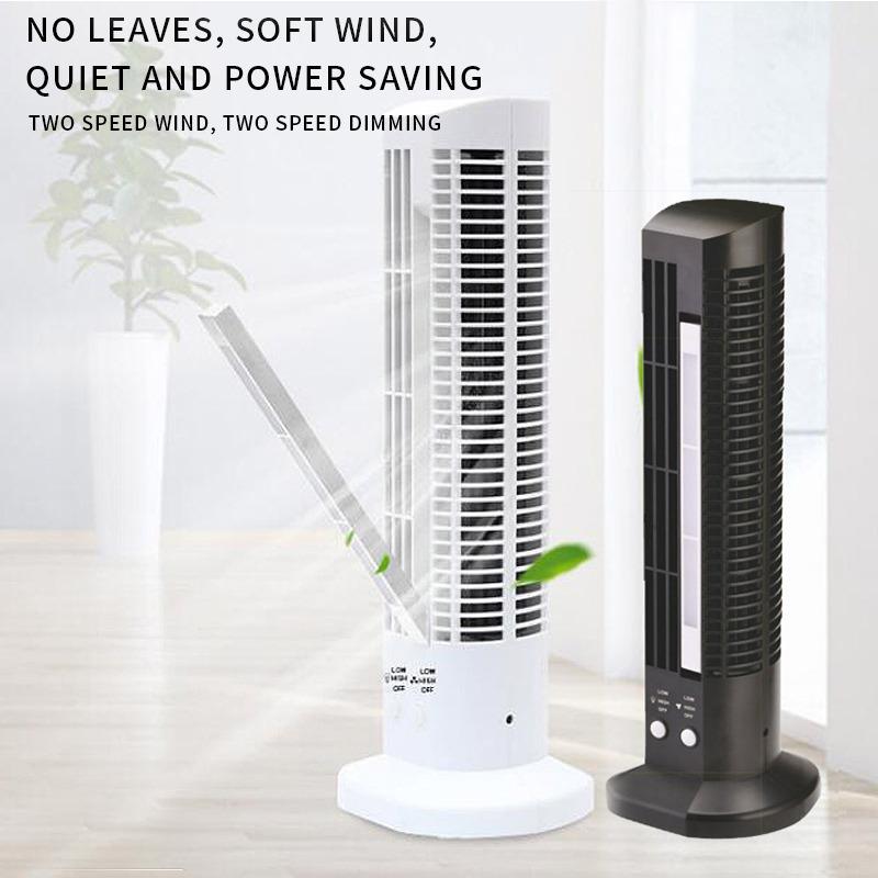 

Electric Fans Personal Standing Cooling Fan Tabletop Bladeless With 2 Speed Settings For Office Bedroom Dormitory Summer