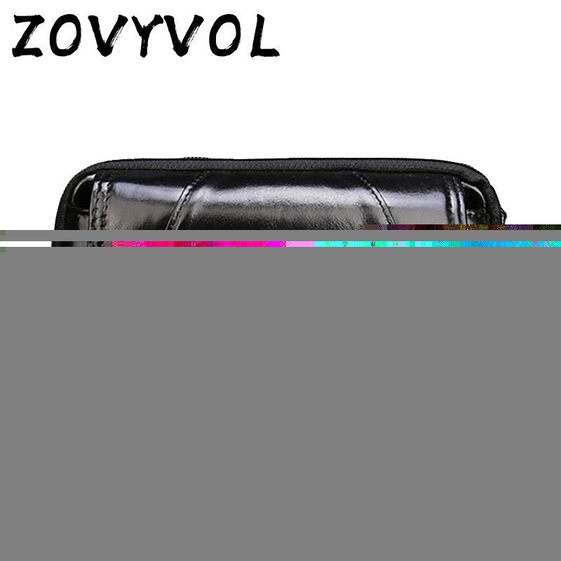 

Men's Belt Bag Fashion Men Genuine Leather Waist Packs Organizer Travel Pack Necessity Phone Bags