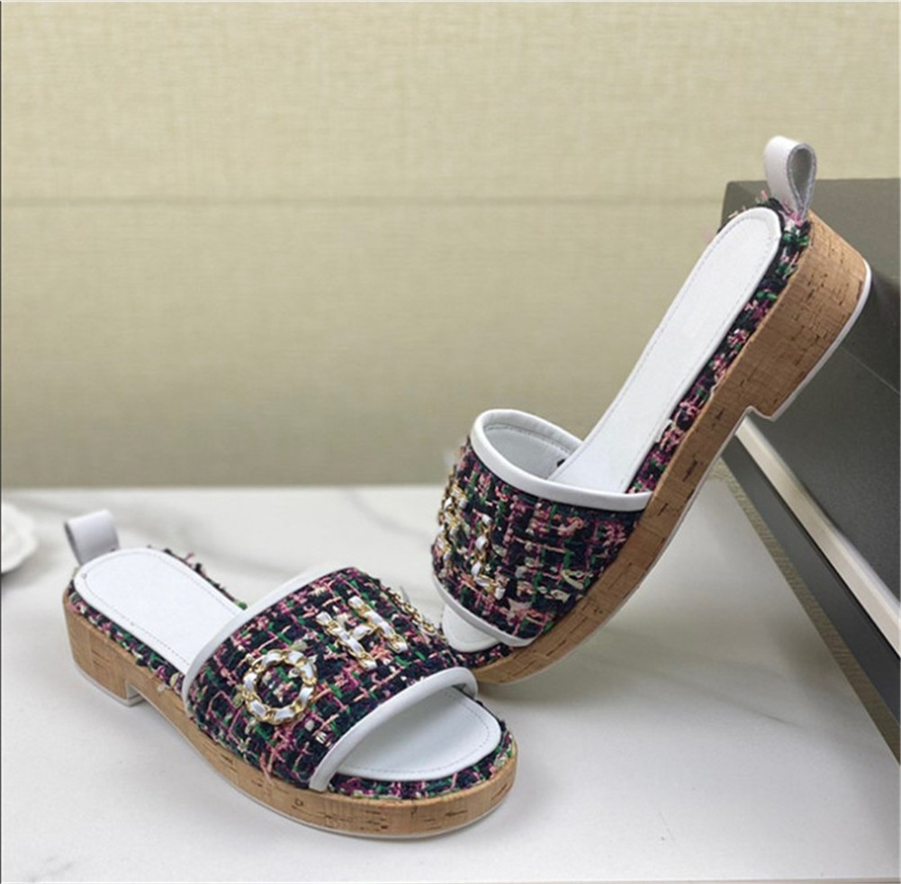 

L-2021 Italy ace Slippers Pearl Snake Print Slide Summer Wide Flat Lady Slipper Men Women Sandals Embroidery technology luxury designer Shoes, Black