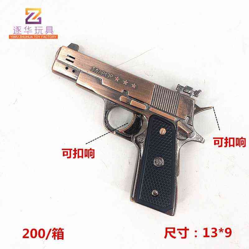 

alloy new children's boy pistol simulation military gun model toy