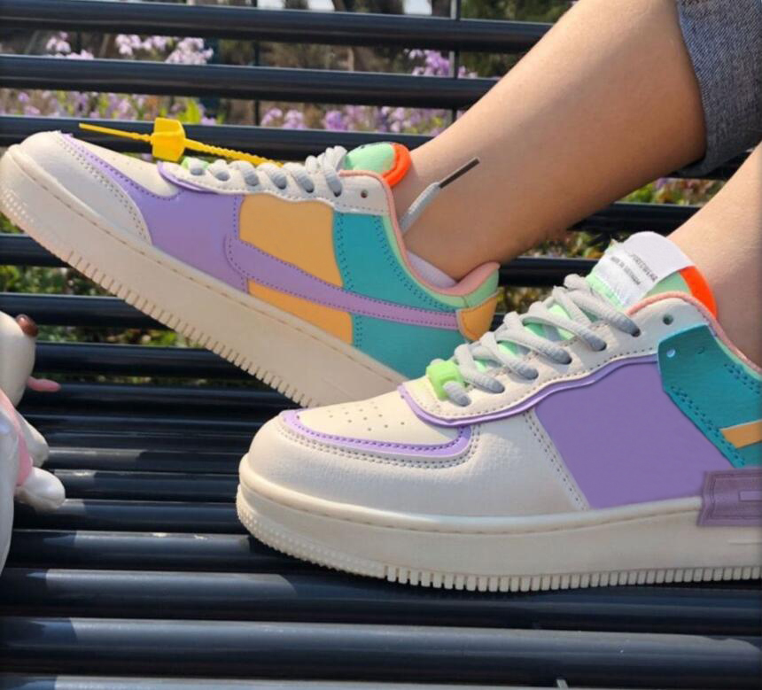 

Tag 1 One Shadow Women Basketball Shoes White Purple Yellow summit team Sneakers mistyc Trainers CI0919-101 Dress Shoe san, Bubble film