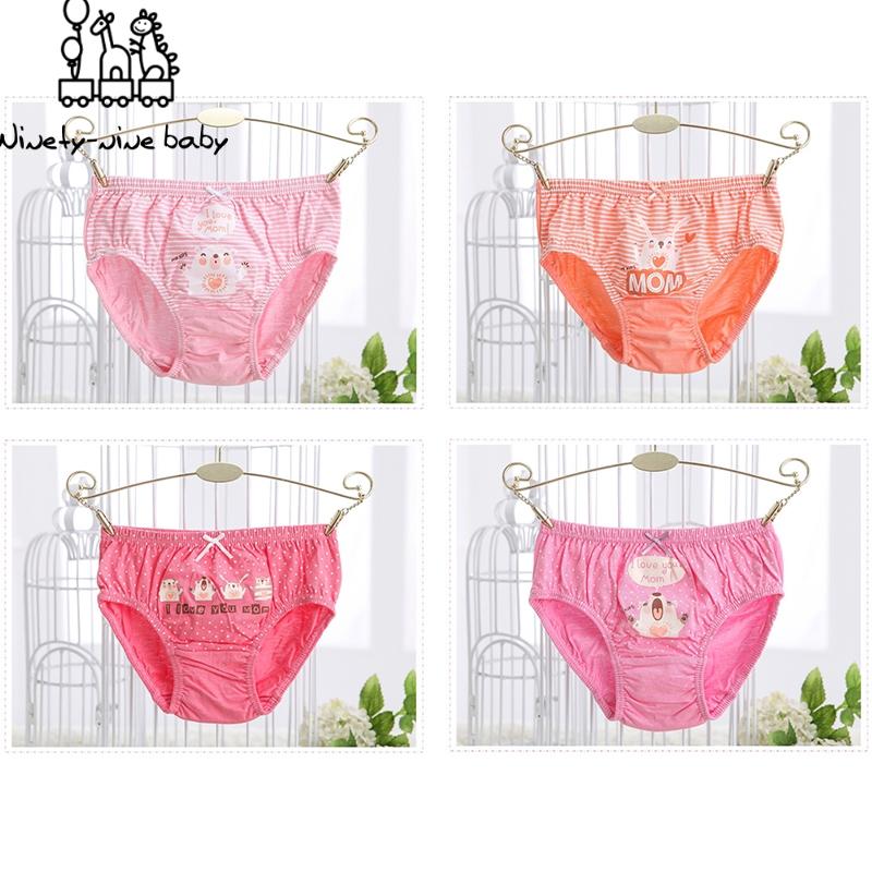 

5Pcs/Lot Cotton Baby Girls Briefs Lovely Cartoon Printed Panties For Kids Breathable Underwear Children Underpants Clothes, Camo