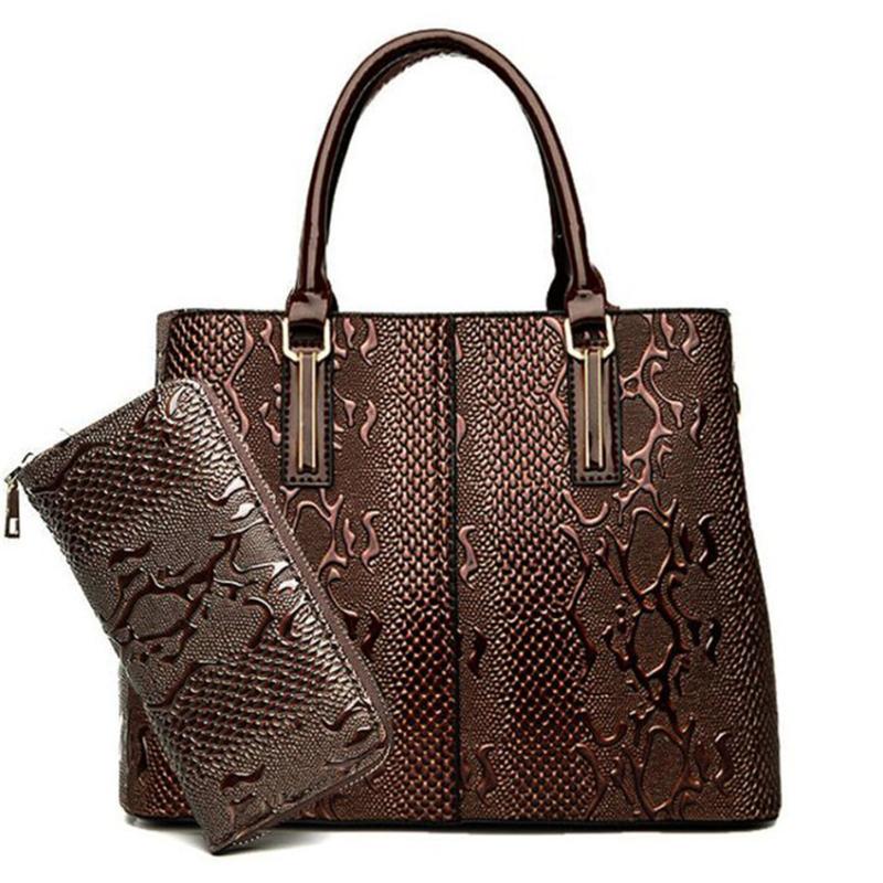 

Evening Bags 2 Sets Female Tote Luxury Handbags Women Designer Large Capacity Shoulder Crossbody Bag For Purses And