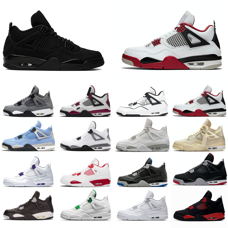 

2021 new basketball shoes 4s man White Oreo Cement University Red Blue Travis Sail good Olivia Kim Black Cat Taupe Haze Pine Green Pure Money Neon Grey Bred purple, Diy