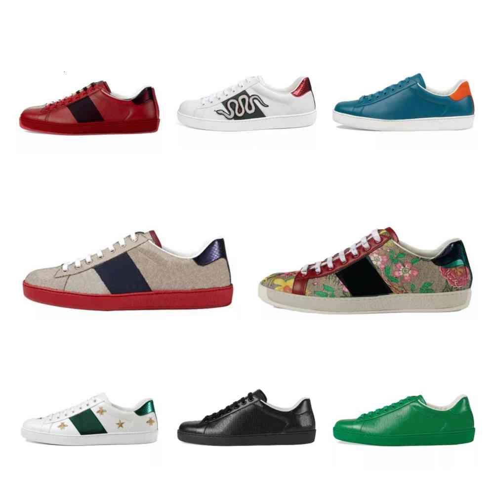 

Italy Bee Shoes Men Women Casual Guccie GG Sneakers Bees Chaussures Leather Ace Embroidery Stripes Sports Luxurys Ers Bootis 0v3iyemianbu, 10