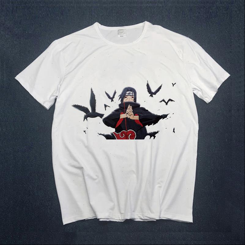 

Women T Shirts Short Sleeve NARUTO Shirt Japanese Cartoon Anime Ullzang Harjauku Clothing, White