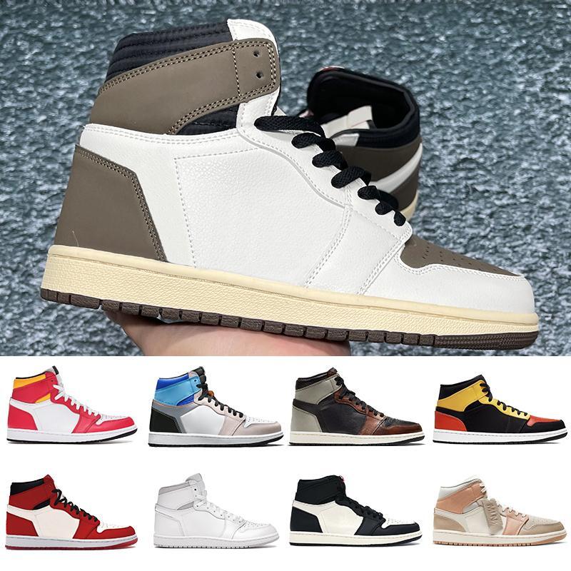 

Cactus reverse 1 1s Shoes fusion red Neutral Grey rust shadow mid black amrillo orange high Prototype UNC men sneakers women trainers, 34