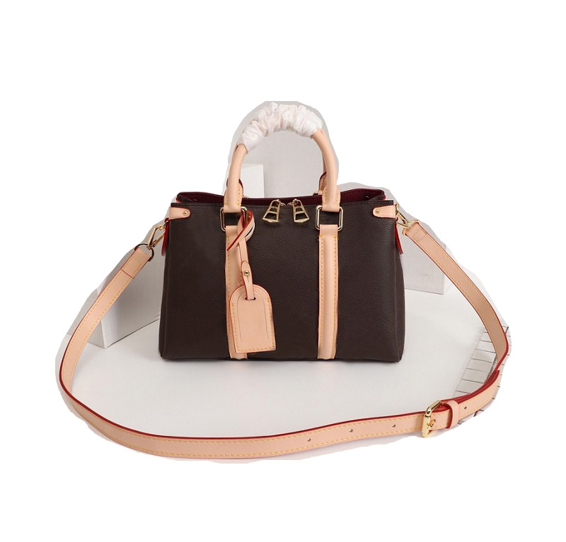 Sacs de soirée design Marque célèbre Marque Dames Sac à main en cuir Lettre de fleurs Ouverture de fleur Shopping Mode Classic Taille 29cm 35cm 3