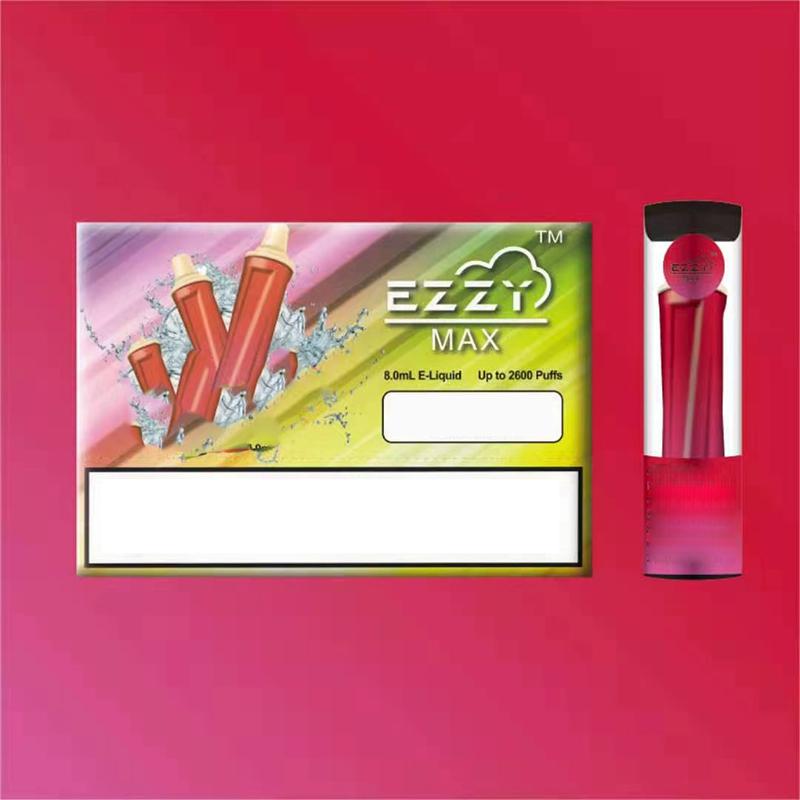 

Ezzy Max Disposable Cigarette Vape Pen With 850mAh Battery Pre-filled 2600 Puffs Starter Kit Vapors Wholesale 100% Original puff xxl air bar lux