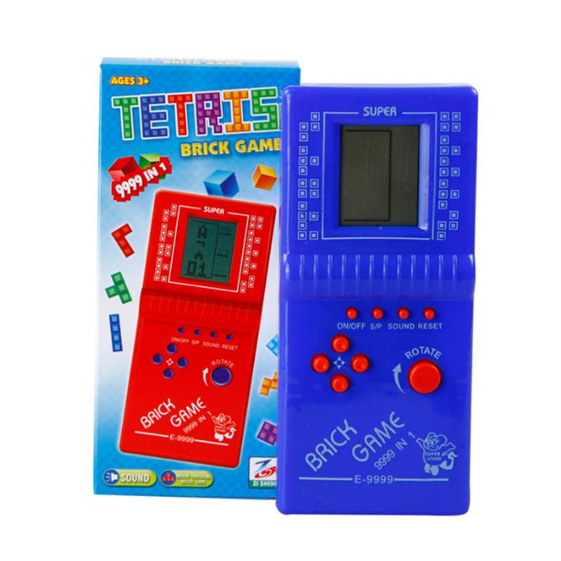Portable Game Players 9999 In 1 Classic Nostalgic Tetris Handheld Console Mini Retro Pocket Player For Gifts-image-700295734