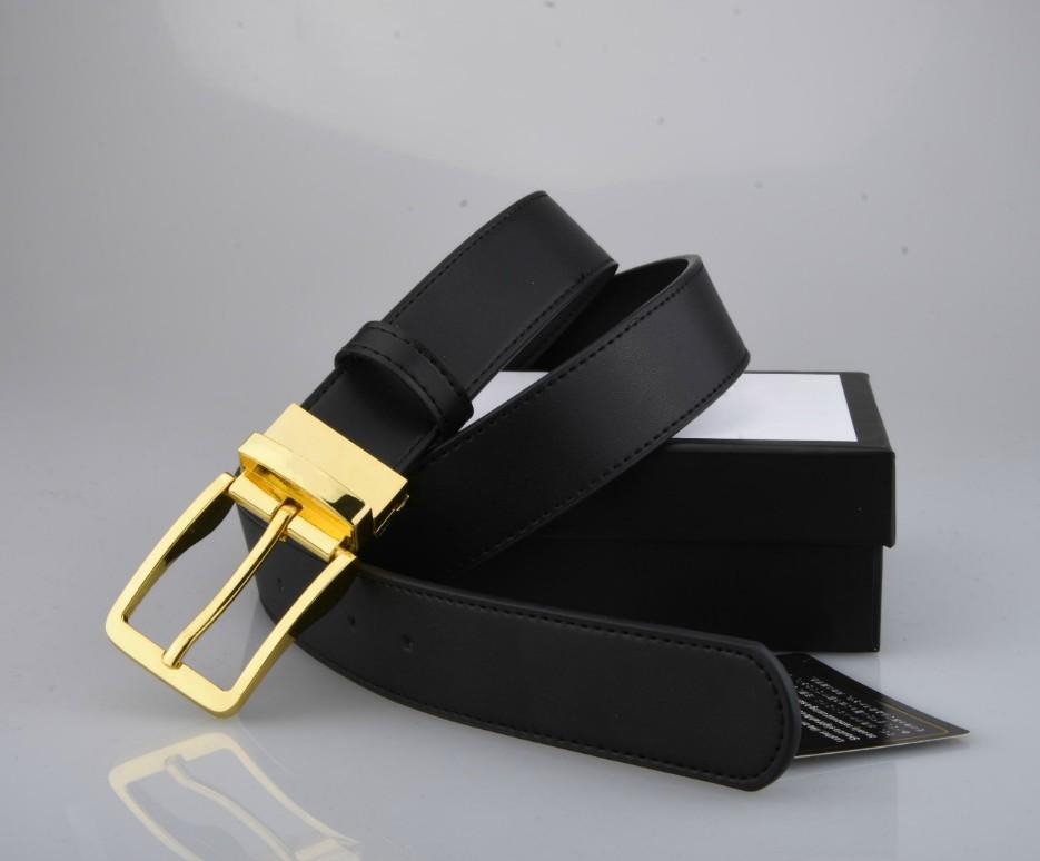 

22985Fashion Big buckle genuine leather belt NO box designer men women high quality mens belts222565