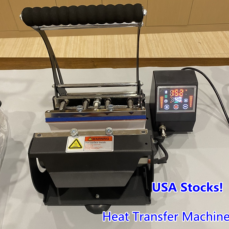 

USA Stocks! Tumbler Heat Transfer Machines Sublimation Printing Press Machine for 20oz Straight Skinny Tumblers Bottles Mug DIY Tools Low MOQ