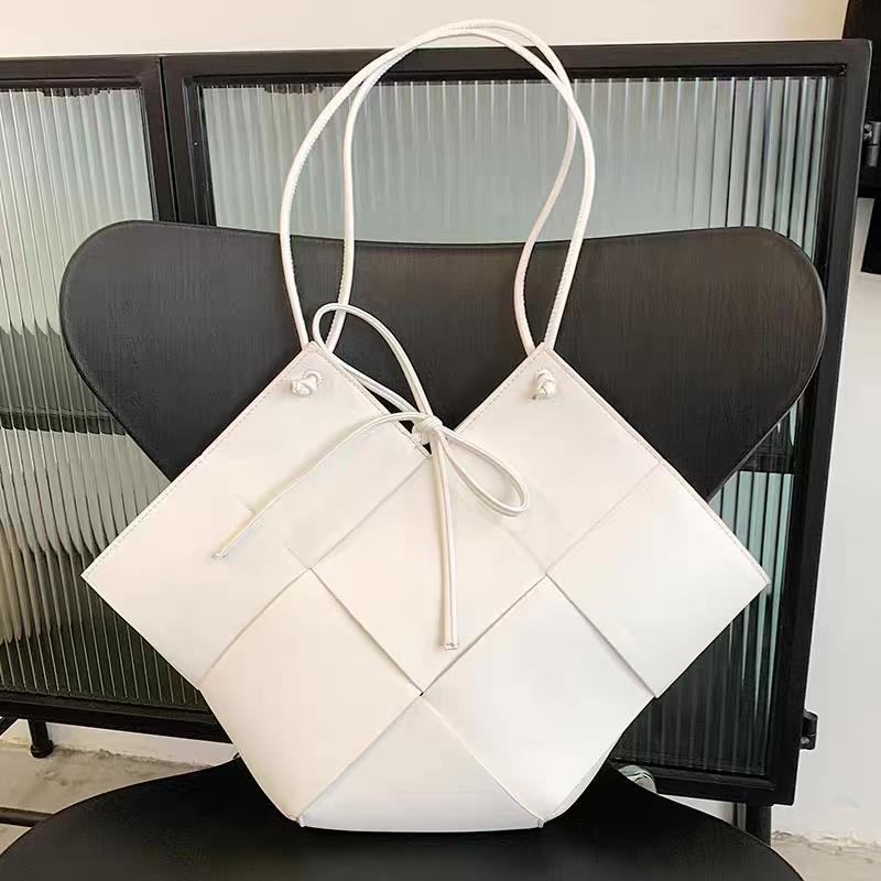 Sacs de soirée branchement marque cuir tissu tissé molle grande capacité sac sac à main sac à main femme sac à bandoulière
