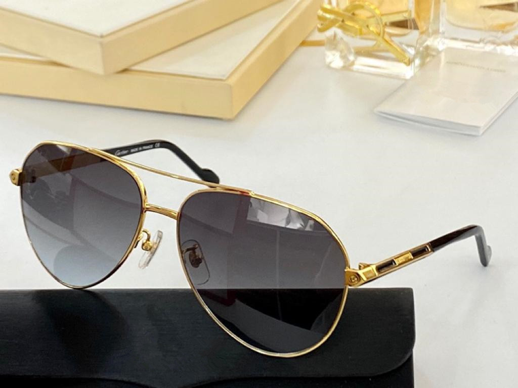 

0957 Fashion Summer style Gradient lens Sunglasses UV 400 Protection for men and Women Vintage Oval metal Full Frame Top Quality Come With C, White;black