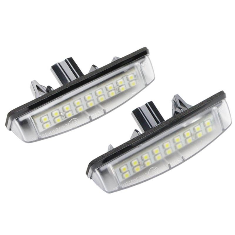 

Emergency Lights 2Pcs/set License Plate Light Lamp Housing Parking Car Modification Replacement Part For IS200 IS300 LS430, As pic