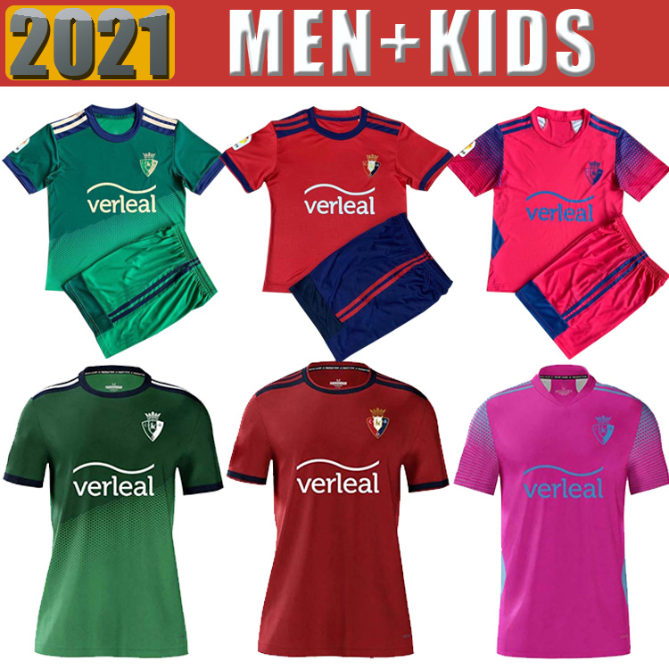 

21 22 CA Osasuna soccer jerseys set RUBÉN GARCÍA R.TORRES CHIMY ÁVILA football shirts sets BUDIMIR MANU SÁNCHEZ DAVID GARCIA home away jersey CALLERI TORRÓ Adult kids kit, Assn0012