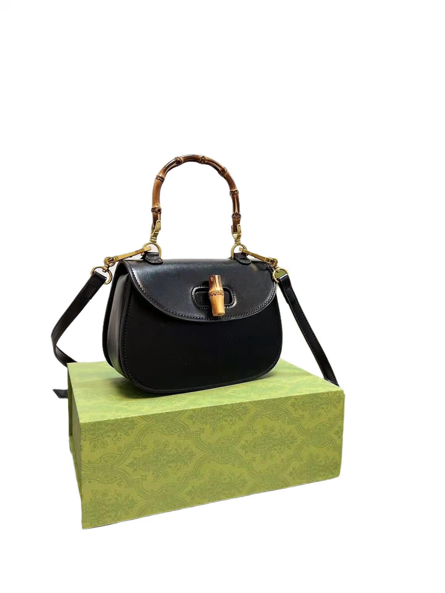 

ysiykiy Women mini Bamboo Joint Handbags Designers Bags Ladies Vintage Style Shoulder Bag Fashion CrossbodyBags Saddle purse Totes with two strap, White