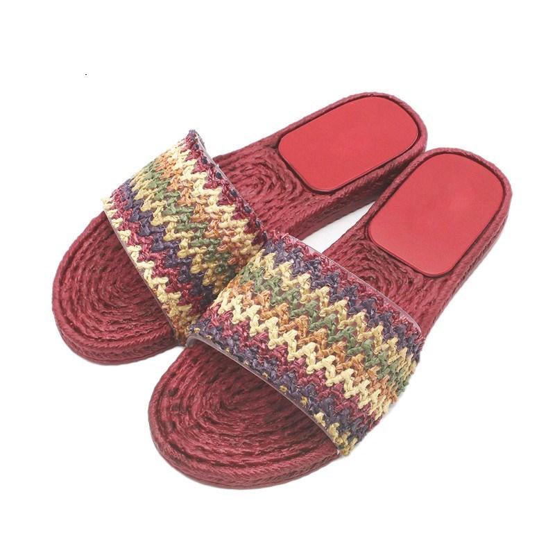 

2021 New Home Slippers Women Summer Slippers Bowtie Indoor Slip on Fashion Female Casual Slipper Flip Flop Sandal Beach, Beige