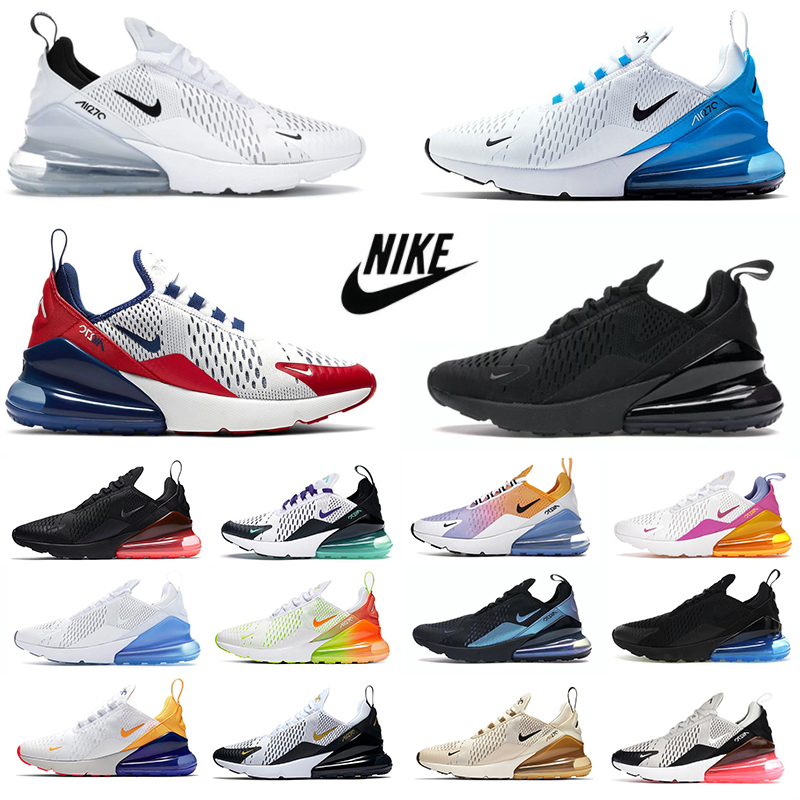 

Nike air max 270 mens running shoes Triple white black BARELY ROSE UNC Anthracite Habanero University Red blue Grape tiger 270s men women trainers sports sneakers, Color#40