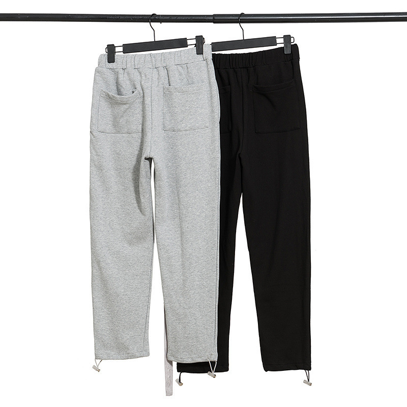 

Feel of God Season 6 main line fog ribbon pants elastic Leggings Sweatpants 9U14, Black