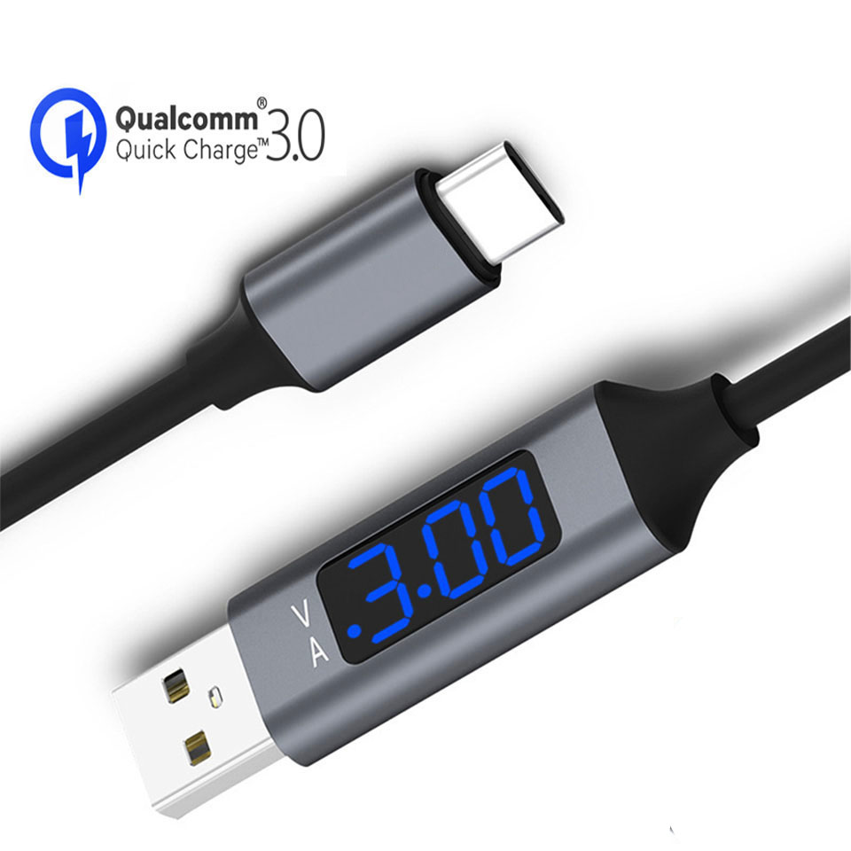 

TOPK 3A(Max) USB Type C Cables For Samsung Xiaomi Fast Charging USB-C Digital Display Mobile Phone Cable With OPP Bag