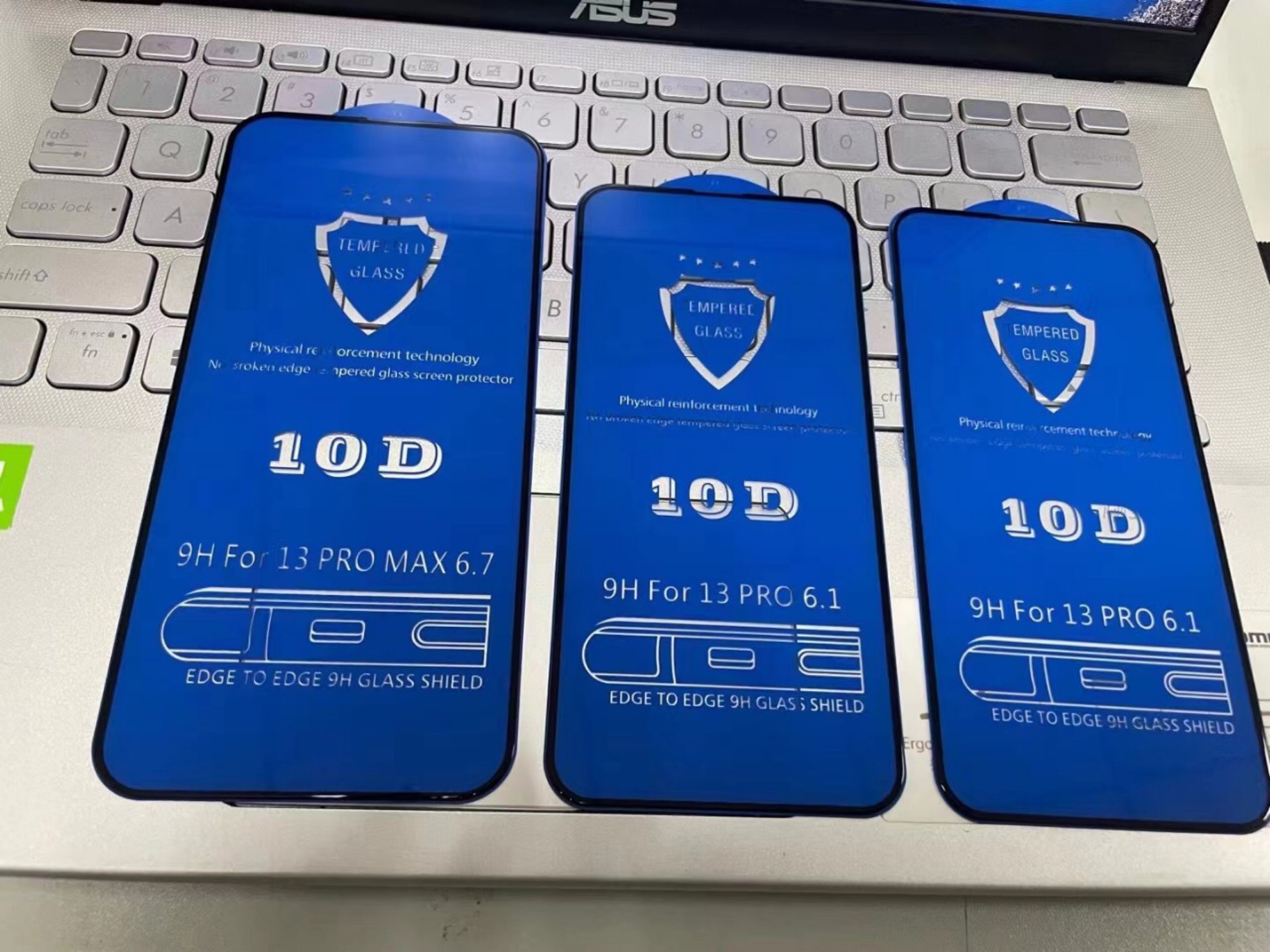 

For iPhone 13 pro max mini Screen Protector 10D Full Cover 9H Tempered Glass Carbon Fiber 12 7 8 Plus Xs