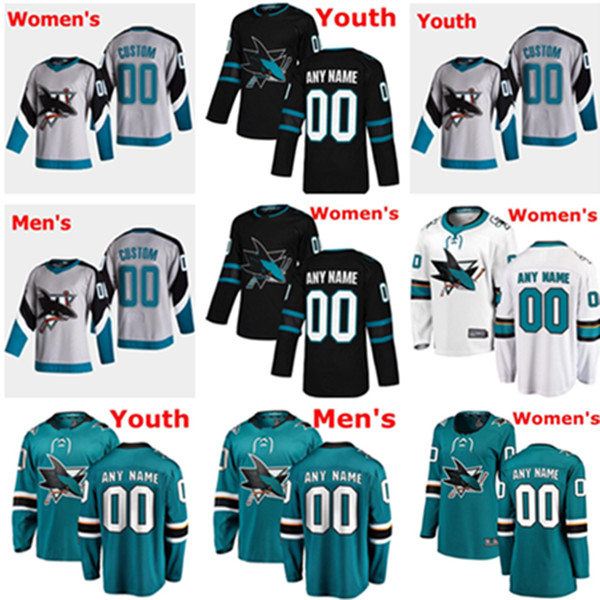 

San Jose Sharks 2021 Reverse Retro Hockey Jerseys 88 Brent Burns Jersey Logan Couture Joe Thornton Erik Karlsson Evander Kane Custom Stitched, Colour 6