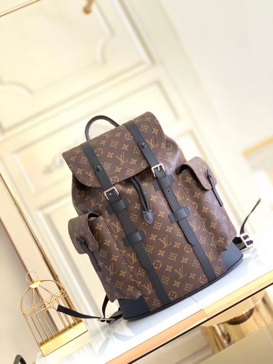 

Louis Vuitton Fashion backpack large backpack women Genuine leather back pack for men shoulder LV bag handbag presbyopic mini backpacks lady, Black flower