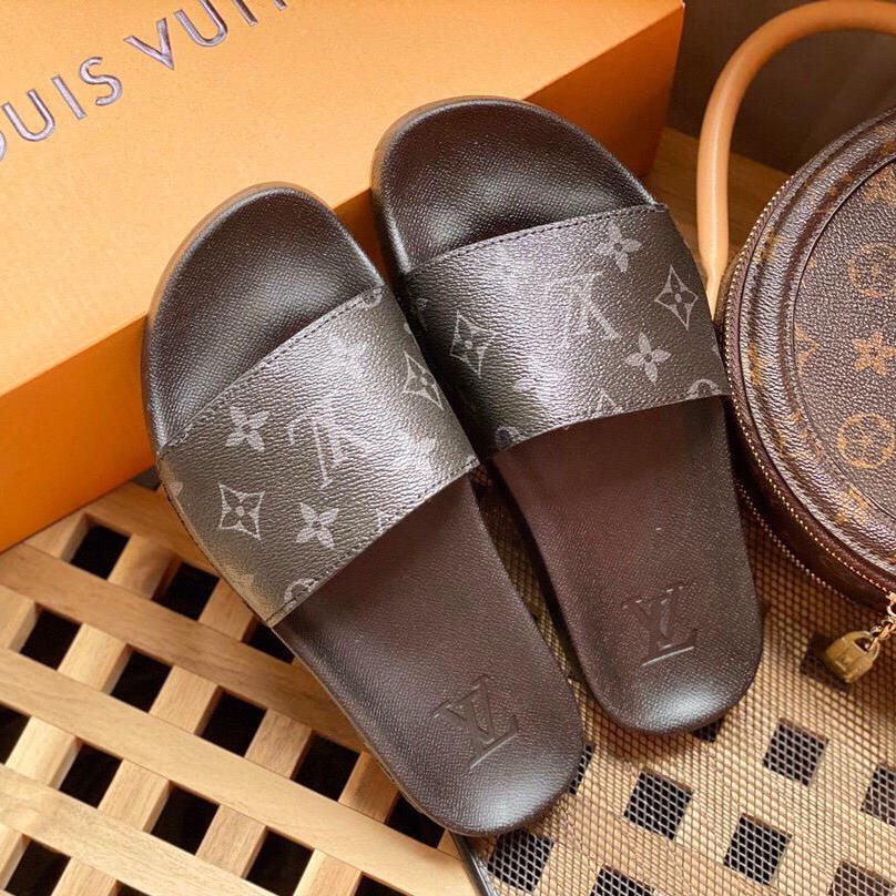 

Fashion Men Women Sandals Designer Shoes Luxury Slide Summer Fashion Wide Flat Slippery Sandals Slipper Flip Flop GGLVLouisVittonYSLVUTTON, A+