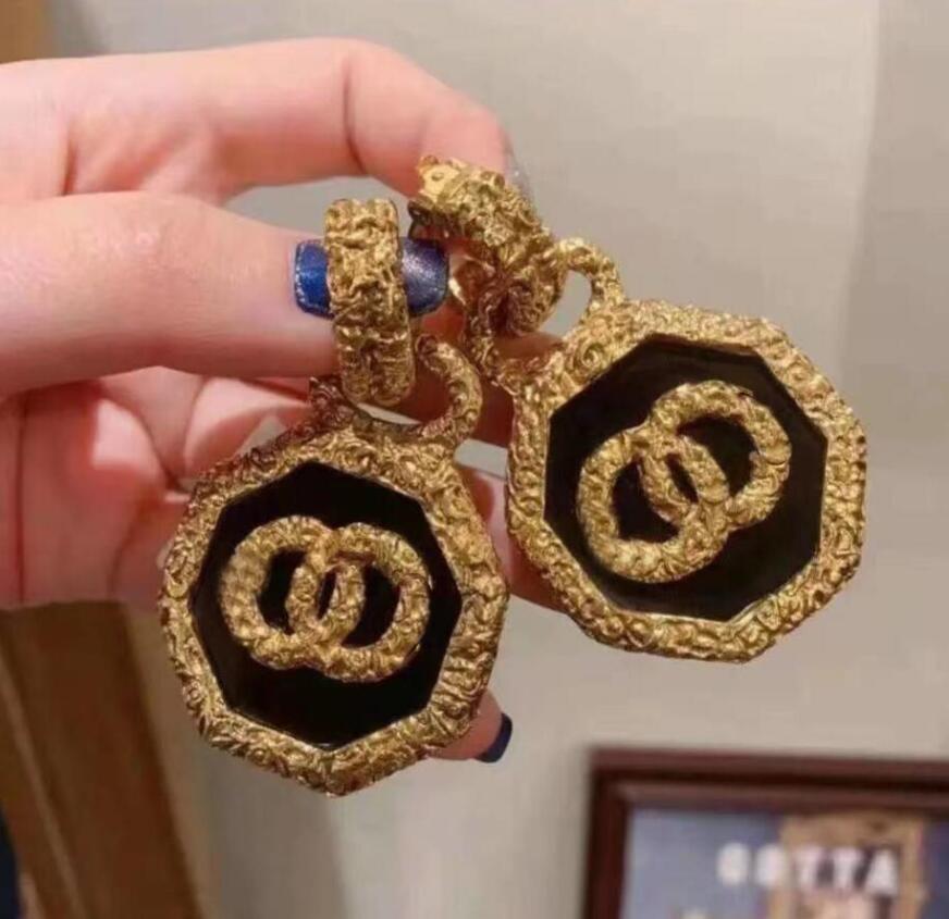 

Vintage Brand Designer Letter Stud Earrings Luxury Womens Geometric 925 Silver High-end 18k Gold Plated Earring Women Wedding Party Jewelry Gift Accessories