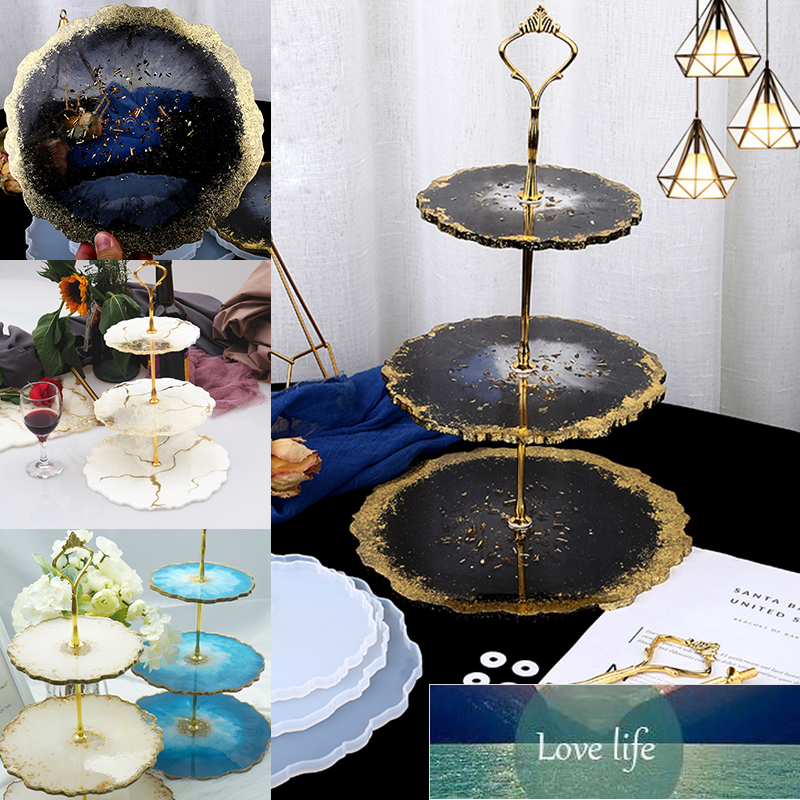 

Transparent Silicone Mould Dried Flower Resin Decorative Craft DIY 3 Layer Fruit Tray Champagne Rack Mold Epoxy Resin Molds