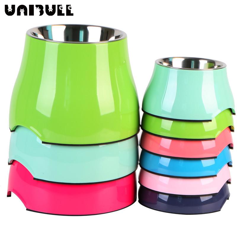 

Cat Bowls & Feeders UNIBULL Dog Tall Feet Bowl Feeder Raised Pet Food Drinker For Dogs Stainless Steel Puppy Accessories