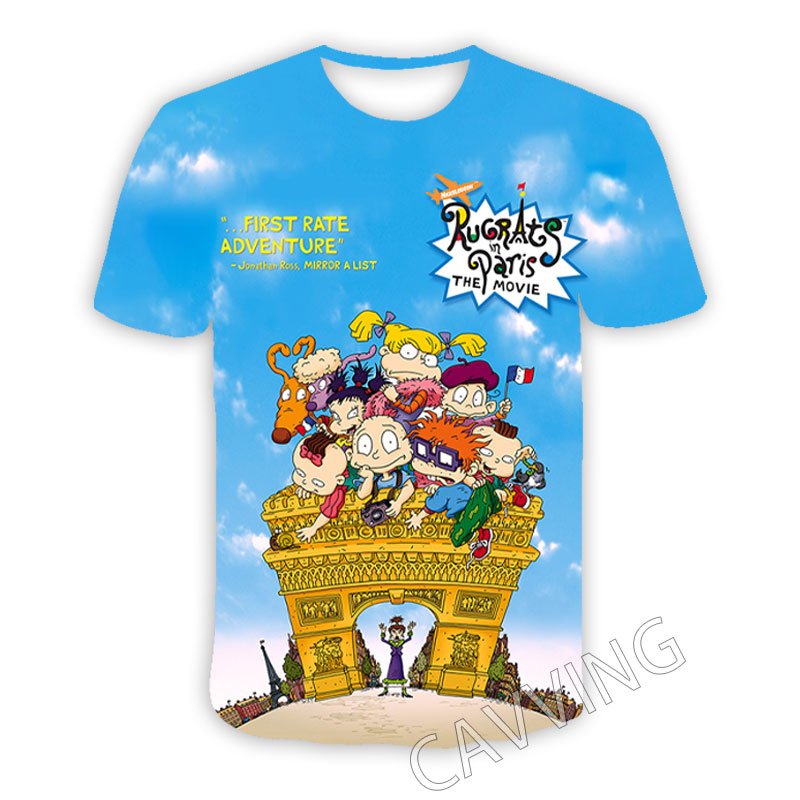 

Rugrats in Paris 3D Printed Women/men' Casual Short Sleeves T-shirts, 01