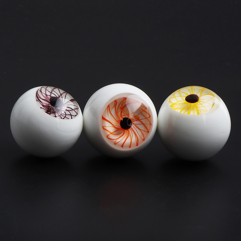 

22mm Glass Marbles Smoking Slurper Carb Cap Colored Built-In Flower Style Beads For Beveled Edge Quartz Banger Nails Bongs Dab Rigs