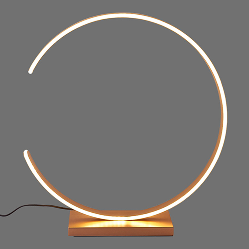 

Crescent Moon LED Table Lamps Clip Desk-Lamp Bedroom Living Study Room Simple and Modern Design Desk Light Bedside Lights for Reading Home