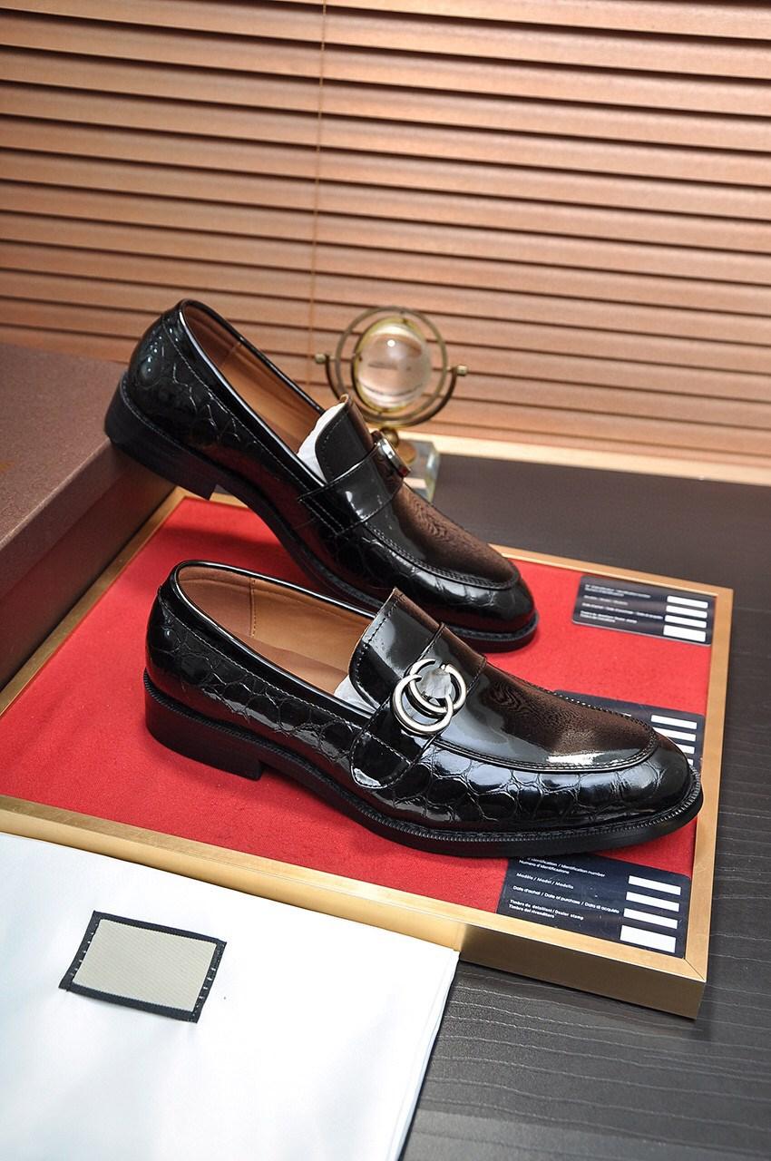 

MM Slip On Men's Dress Shoes Business Shoes Men Formal Mens Wedding Loafer Luxury Brand Shoes Zapatos De Vestir Hombre Sepatu Pria 11, #01