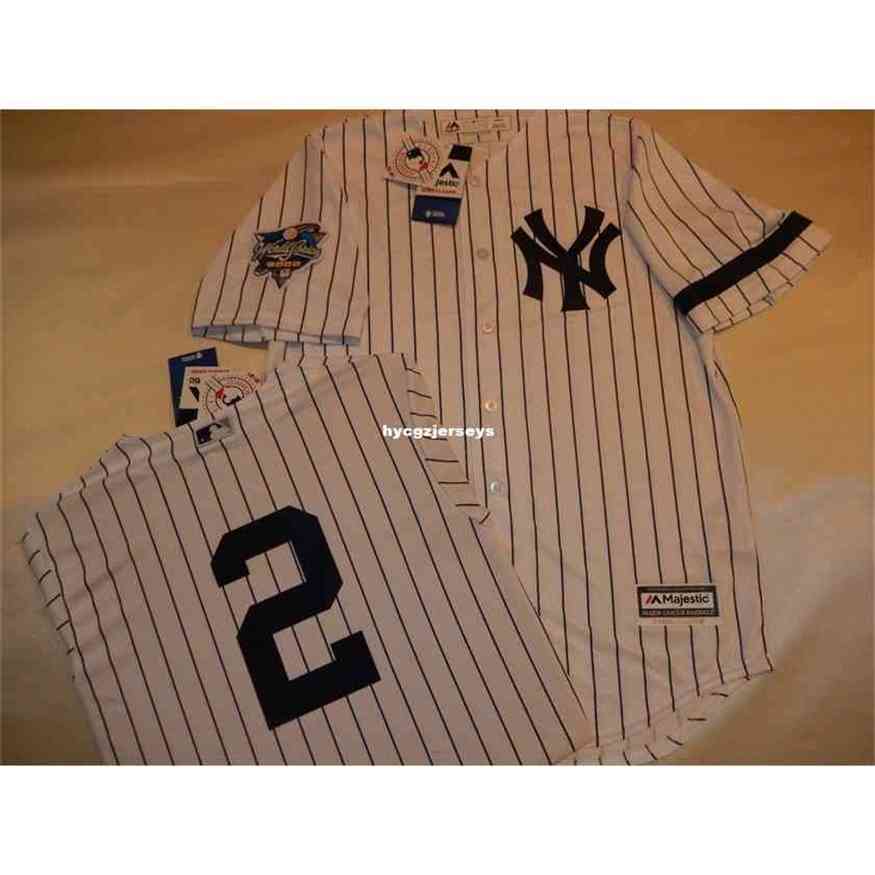 

Cheap baseball DEREK JETER #2 2000 Top shirt Jersey WHITE Mens stitched jerseys SIZE XS-6XL, Black
