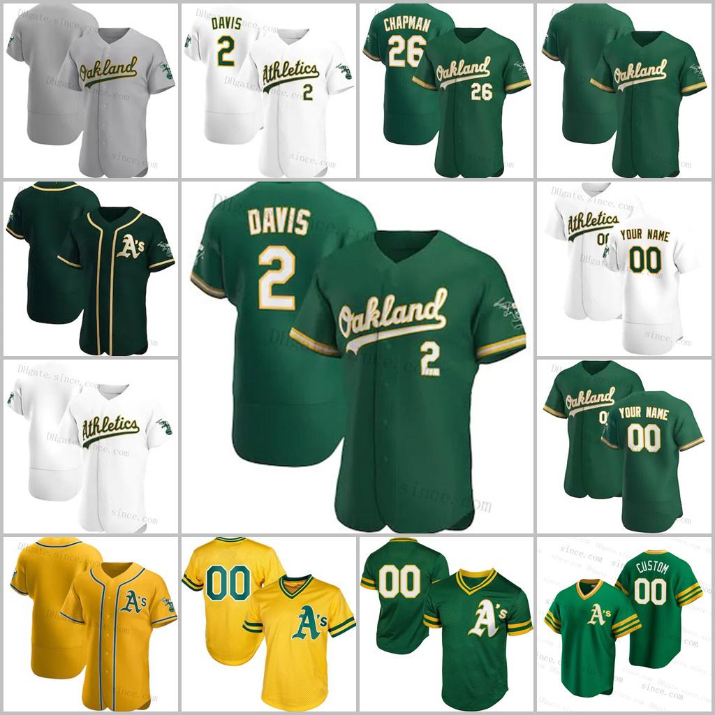 

#2 Khris Davis Baseball Jerseys Sean Manaea Josh Phegley Franklin Barreto Dustin Fowler Matt Chapman Kendall Graveman Jersey Mens Lady Kids, Blue;black