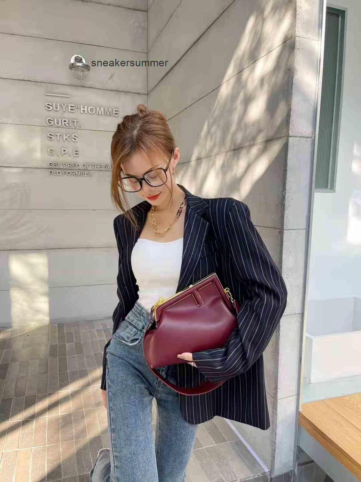 

totes i handbags Shoulder messenger fend bag top quality luxurys designer Leather first advanced cloud bag clip bag 2021 new fashion f QQZF, Black