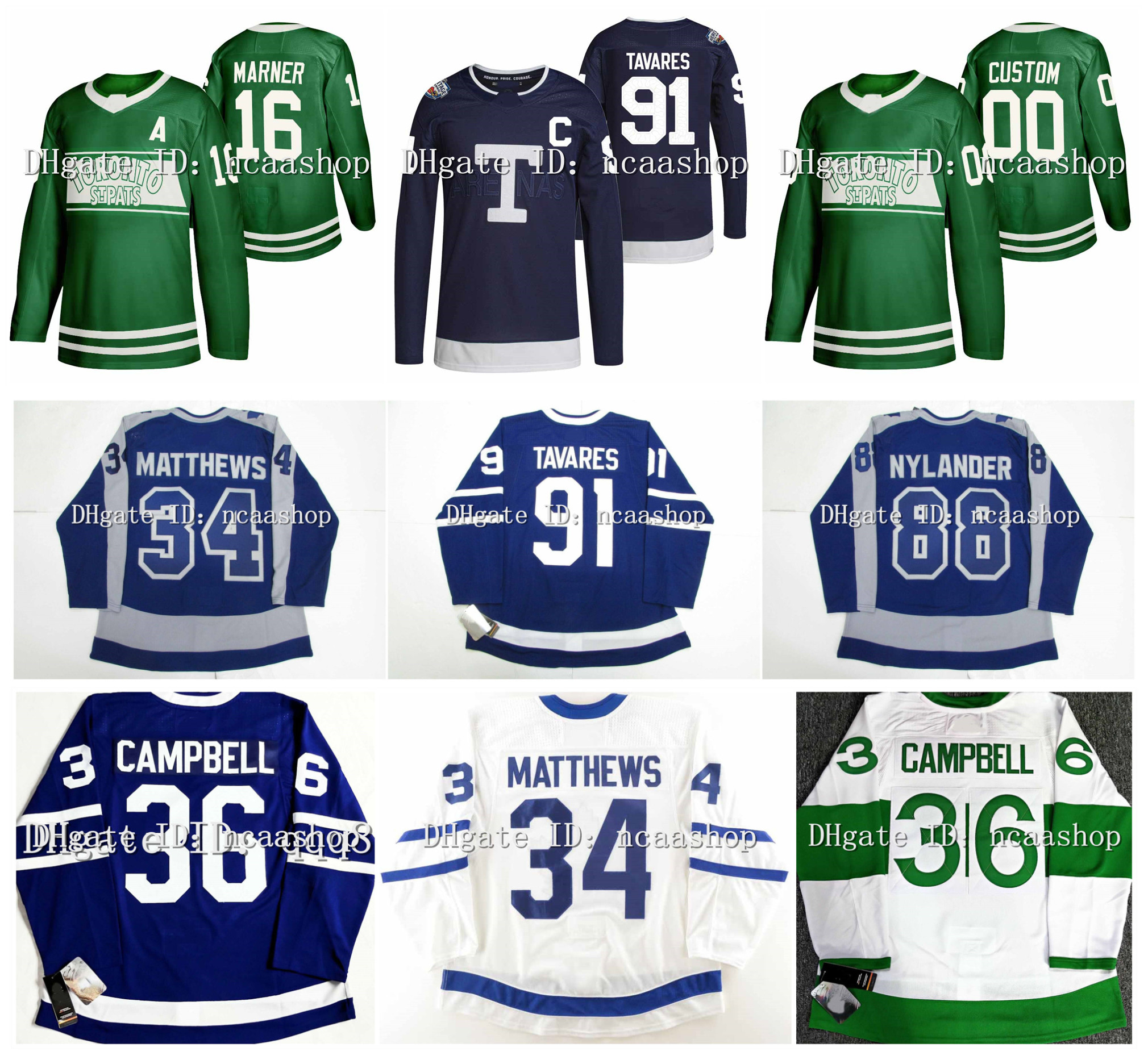 

John Tavares Leafs Hockey Jersey Reverse Retro Auston Matthews Mitch Marner Morgan Rielly Jack Campbell Jason Spezza Doug Gilmour Simmonds William Nylander Clark, Kids size s/m l/xl