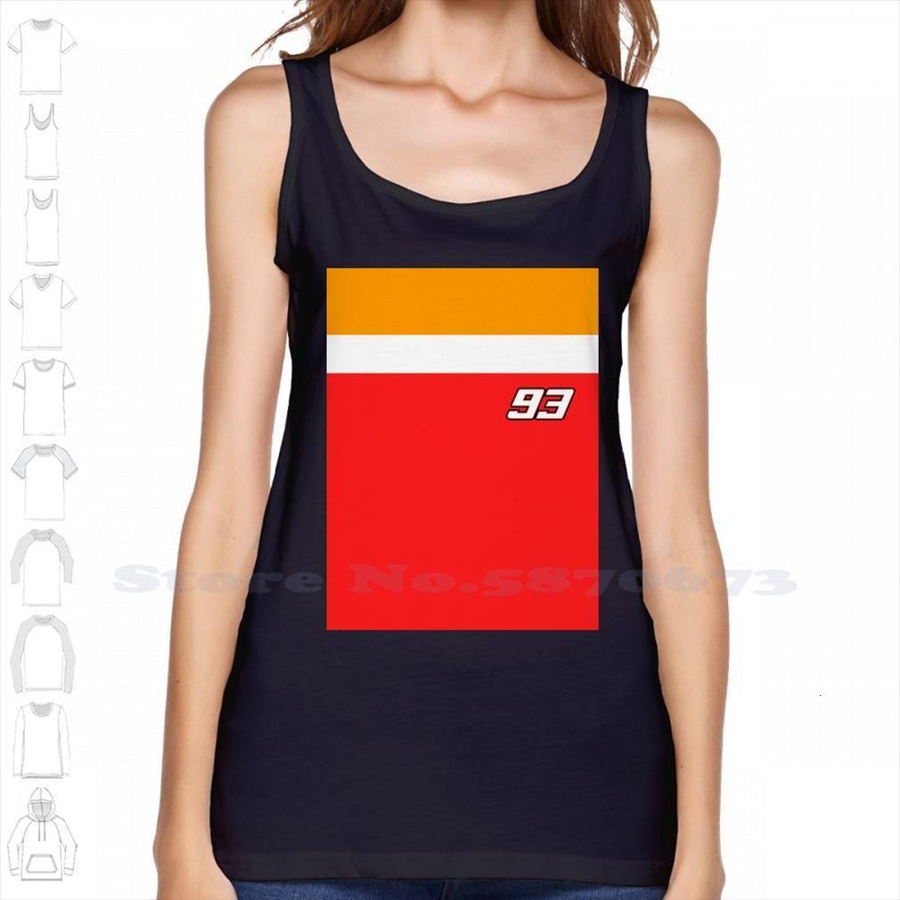 

number 93 custom funny tank sleeveless vest marc mrquez motorsport motorcycle moto2, White;black