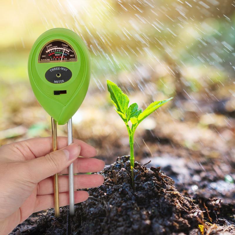 

In1 Soil Moisture Tester Meter IN STOCK PH Water Light Test Kit For Garden Plant Flower Planters & Pots