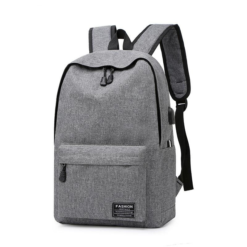

Backpack 2021 Oxford Middle School Student Korean College Style Male Computer Bag Large Capacity, Black