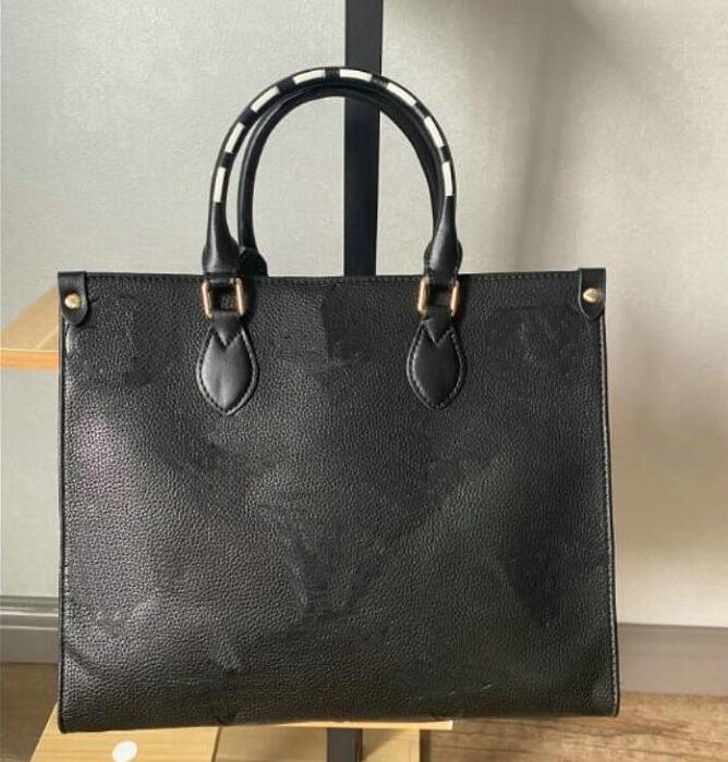 

Women Luxurys Designers Bags Fashion Black Leopard ONTHEGO large capacity shoulder bag backpack M45595 Top quality leather ty67
