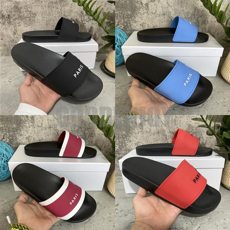 

2022 Fashion slide sandals slippers for men women WITH ORIGINAL BOX Hot Designer unisex beach flip flops slipper TOP QUALITY