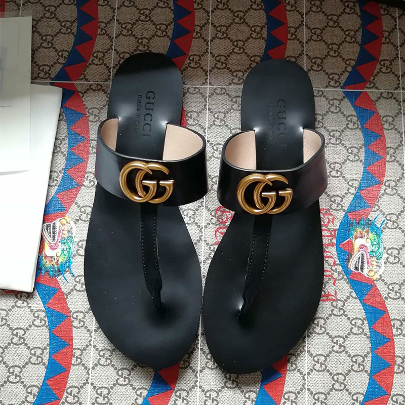 

Luxury Designer Men Or Women Unisex Top Quality Slippers Real Leather Bathroom Comfortable Slides Sandals Summer Casual Fashion Beach Flip F, Black