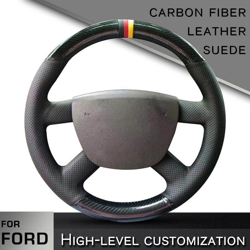 

Steering Wheel Covers Custom Car Cover For Kuga 2008-2011 Focus 2 2005-2011 C-MAX 2007-2010 Transit Interior