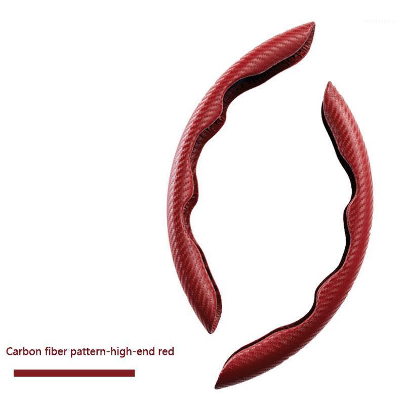 

Steering Wheel Covers Carbon Fiber Pattern Cover Diameter 38cm Non-Slip Grip For Car Decoration Universal Seasons