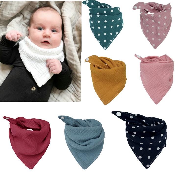 

Baby Bibs Burp Cloths 14colors Infant Saliva Cloth Bandana Cotton INS Triangle Bibs Baby Saliva Bibs Pinafore Newborn Burp Cloths